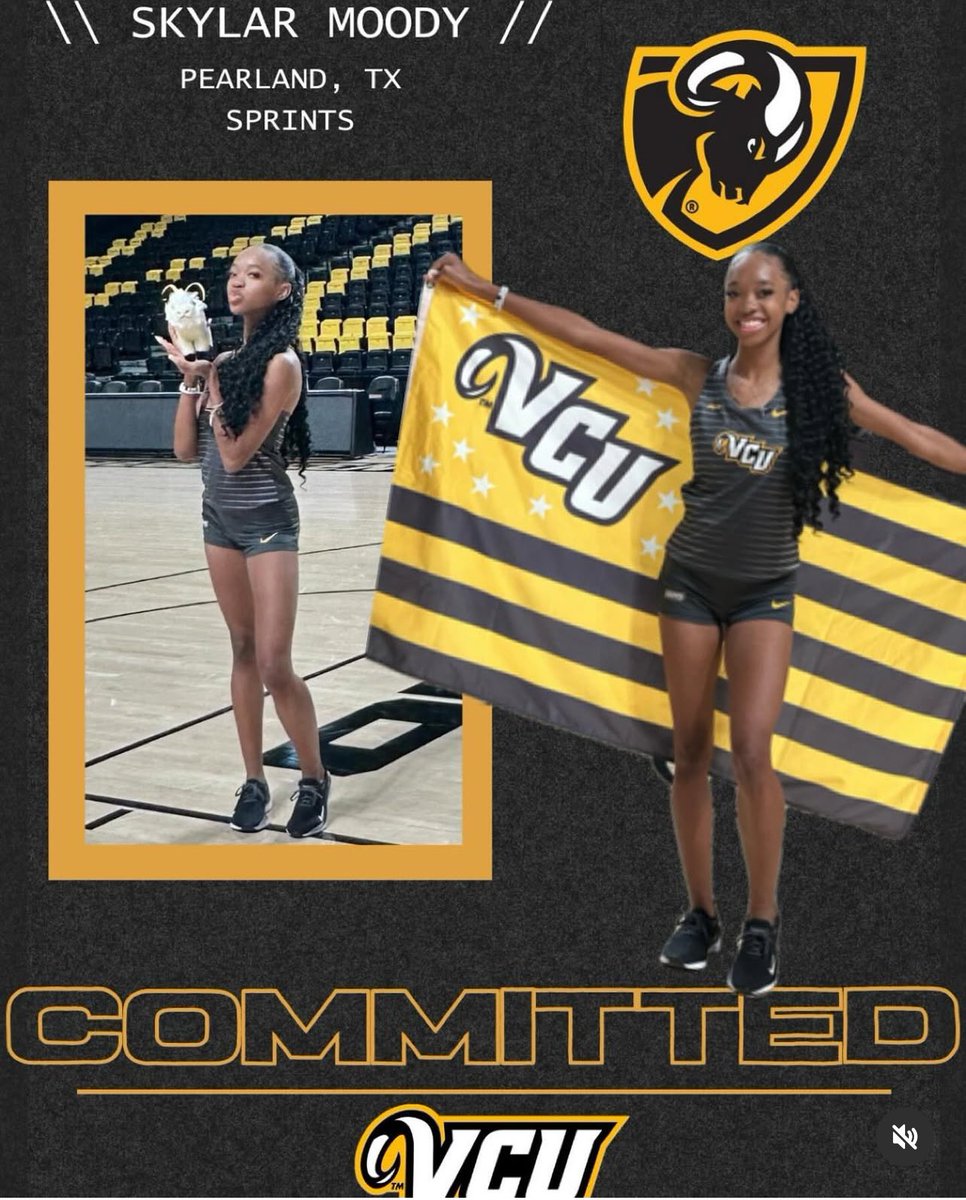 Congratulations to senior <a href="/skylar_moody_/">Skylar M</a> on her commitment to @VCUTracknX 
Skylar is a hard worker that is eager to improve!