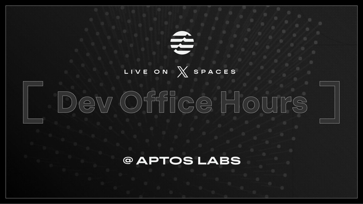 AptosLabs's tweet image. Devs, gear up for the last #MoveMonday of the year!

Explore the future of Move and AI with friends on Aptos &amp;amp; beyond.

Featuring Move masters @ns_karthik (CEO @kanalabs), @VijayLN (CEO @RNDM_IO), and @briannwongg (DevRel @AptosLabs) 🙌

Set a reminder ⤵️