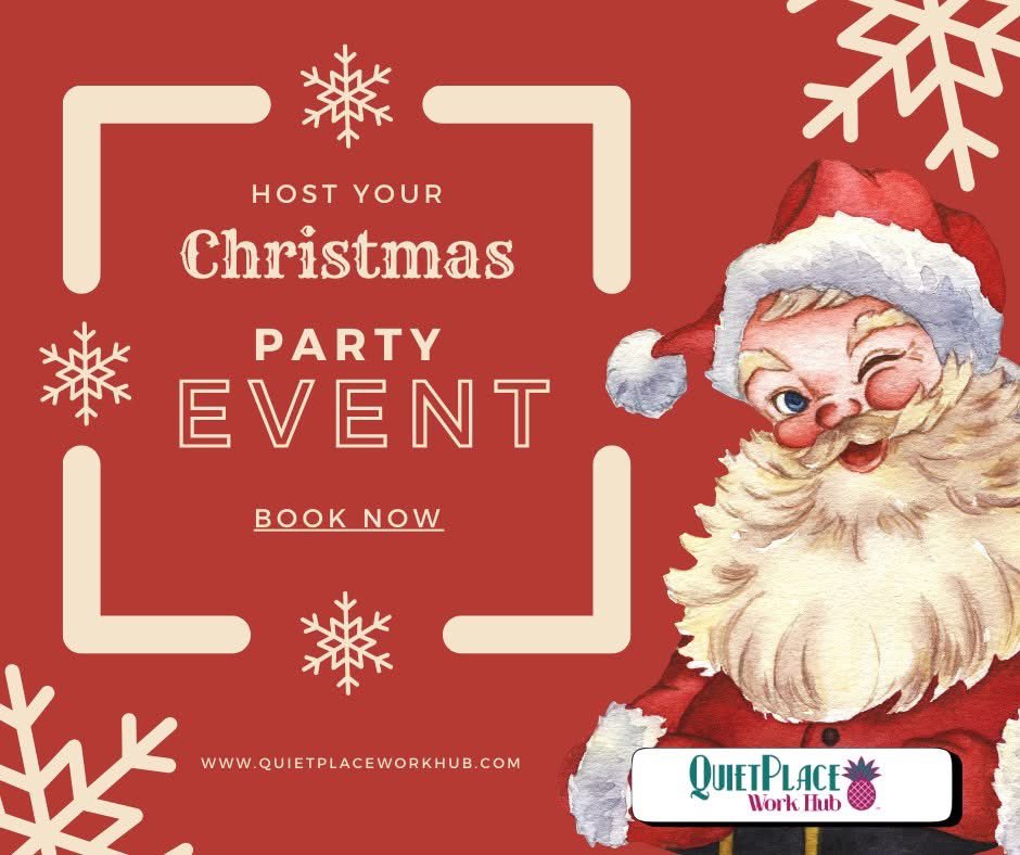 Host your Christmas Party here!!!