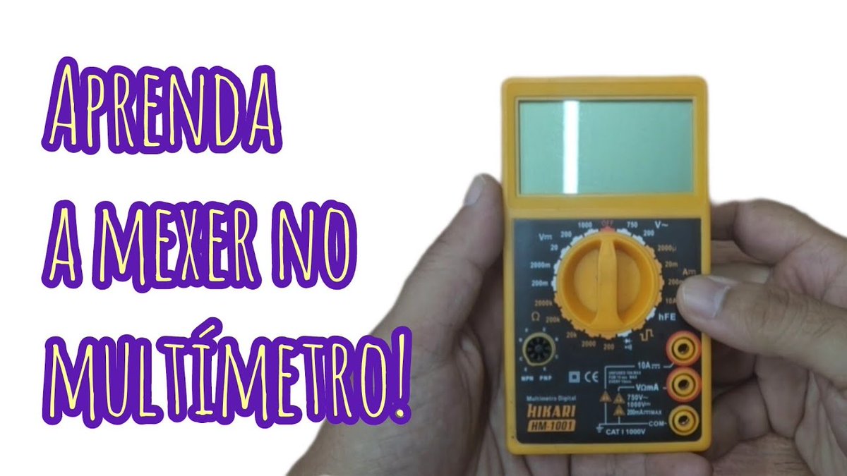 eletronicamaker's tweet photo. Saiba como usar um multímetro para medir Corrente Contínua e Alternada
#eletronicaparamakers #multimetro https://t.co/EdL4XOAuWZ