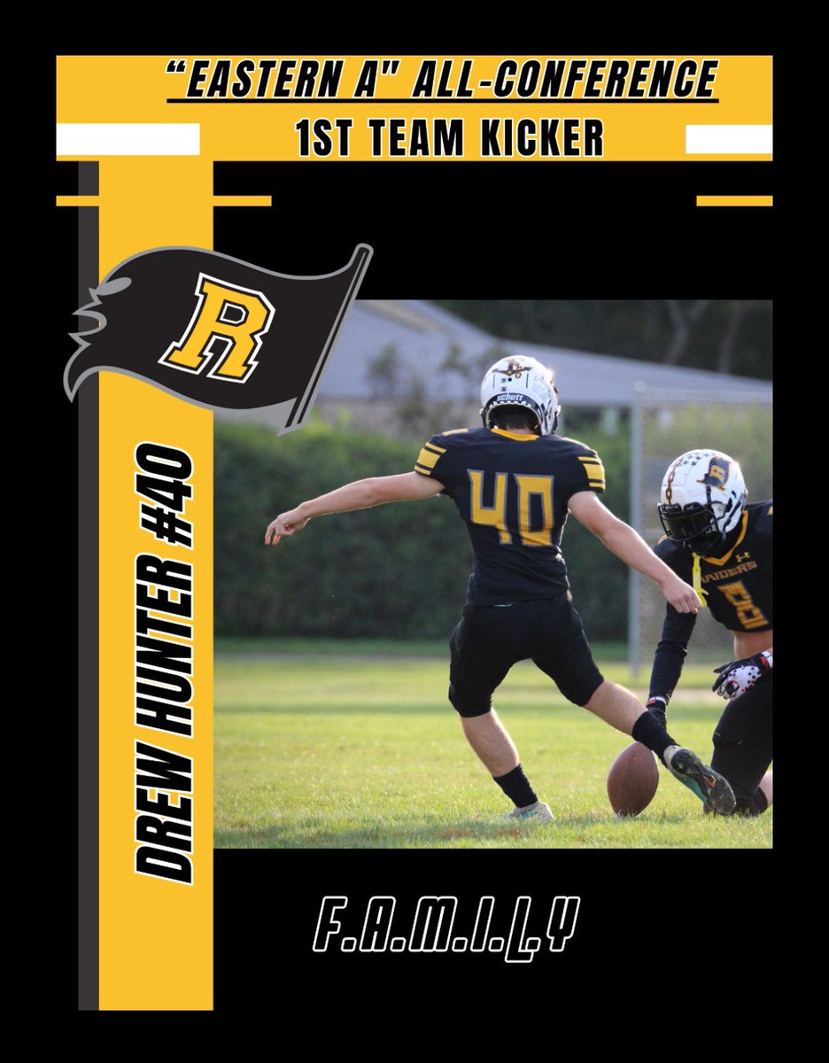 Honored to be selected as an all-conference kicker despite playing only half of a season. Big improvement from 2nd team last year.