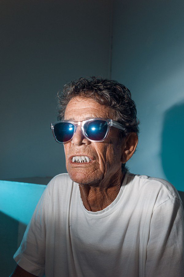 dark_shark's tweet image. Lou Reed, 2013 by Grant Cornett