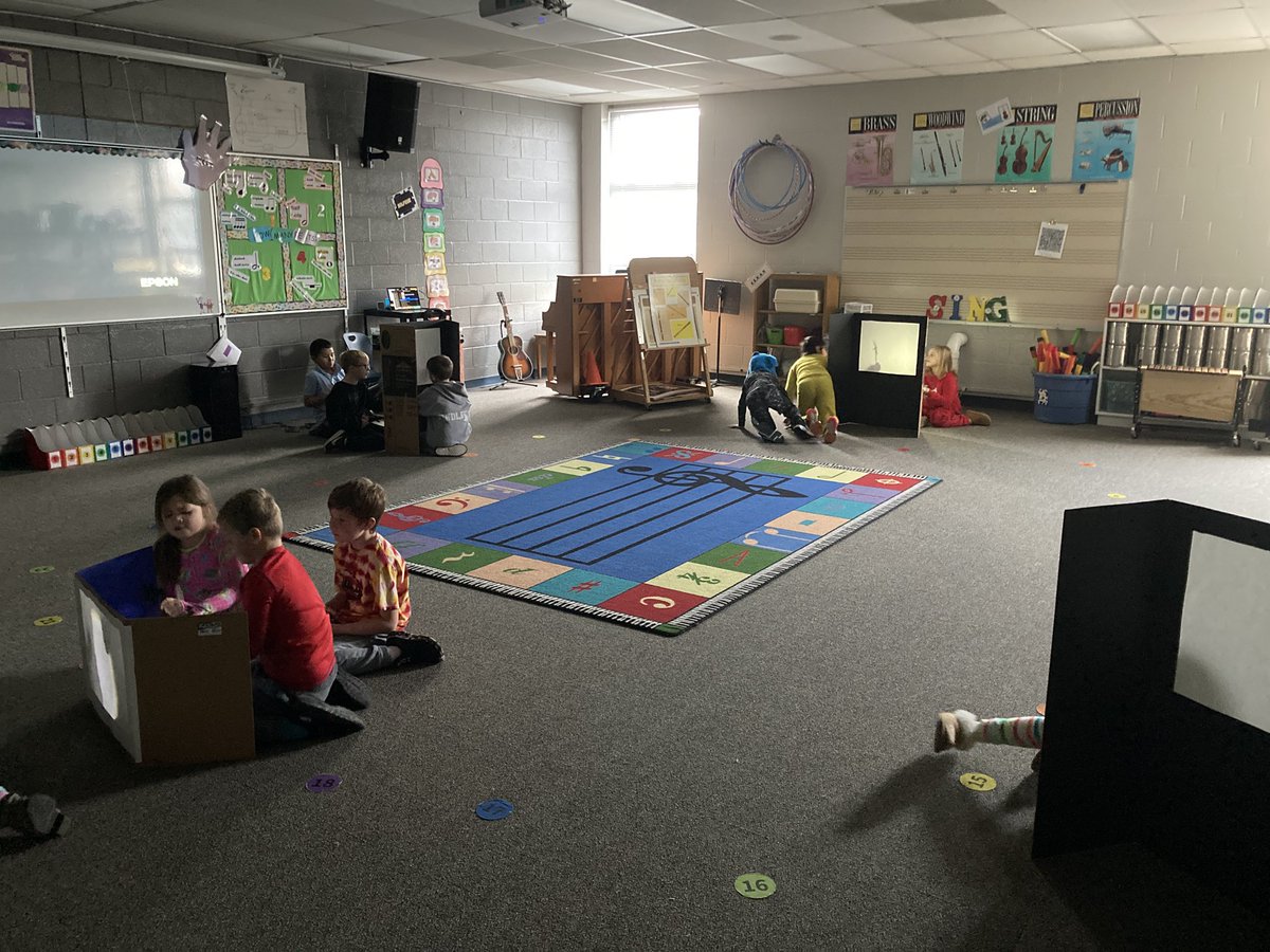 First attempt at shadow puppets here in room 18.