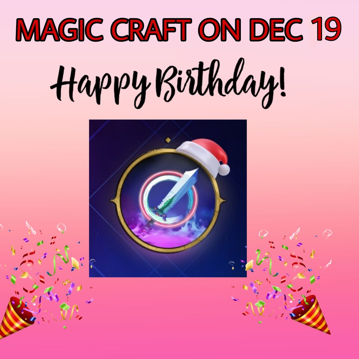 Chick_en_dinner's tweet image. Birthday coming with @MagicCraftGame 

Be prepared for exciting rewards 

Play trade and earn with $MCRT @MagicCraftGame