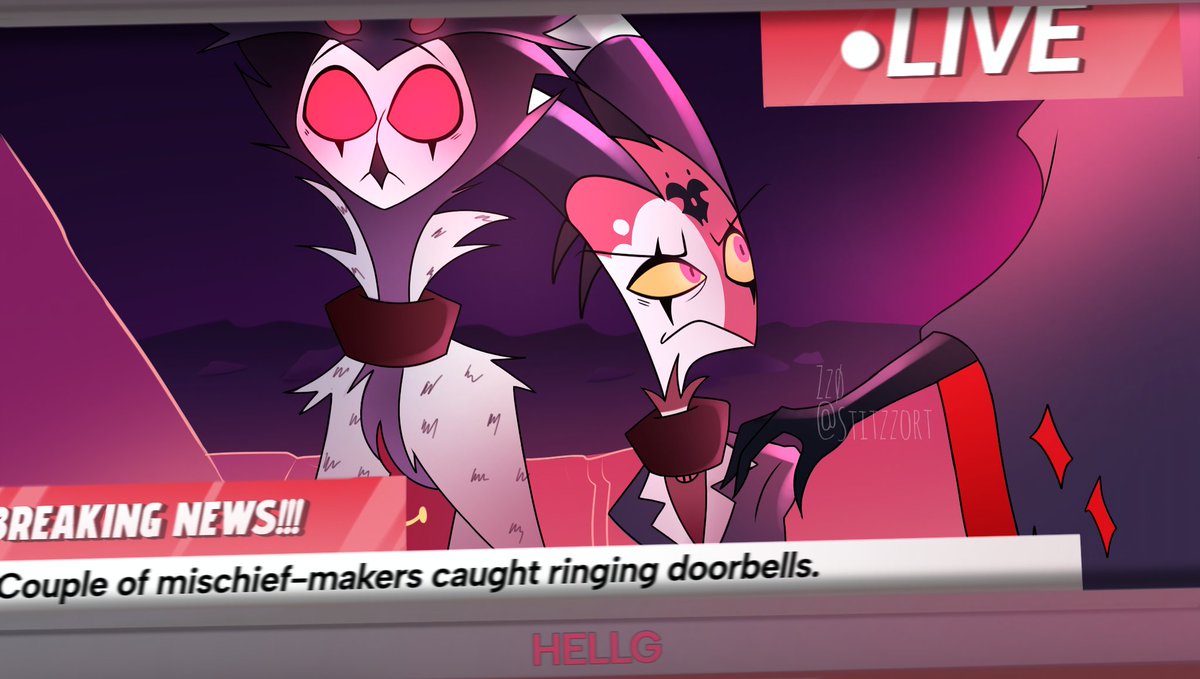 stitzzort's tweet photo. Bad news guys 

#HelluvaBoss #HelluvaBossFanart 
#HelluvaBossBlitzø #HelluvaBossStolas 
#Stolitz https://t.co/mEWoZjdjdI