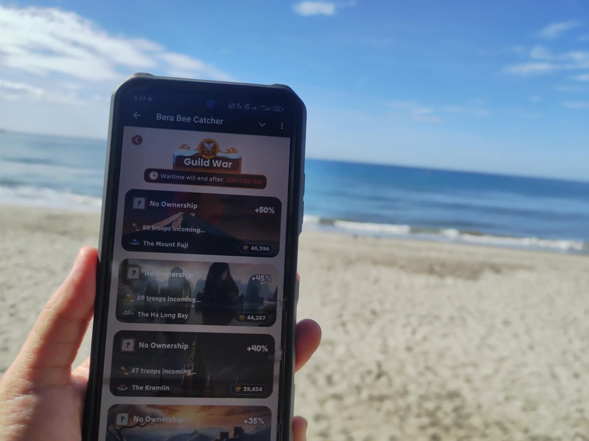 boredmomm4's tweet photo. Touching grass but it's guild war.
Gotta send attacks before dipping in to the water.
@Berajibears
#BeraBeeCatcher
#Berachain
#Q5 https://t.co/fnK1vGHXzI