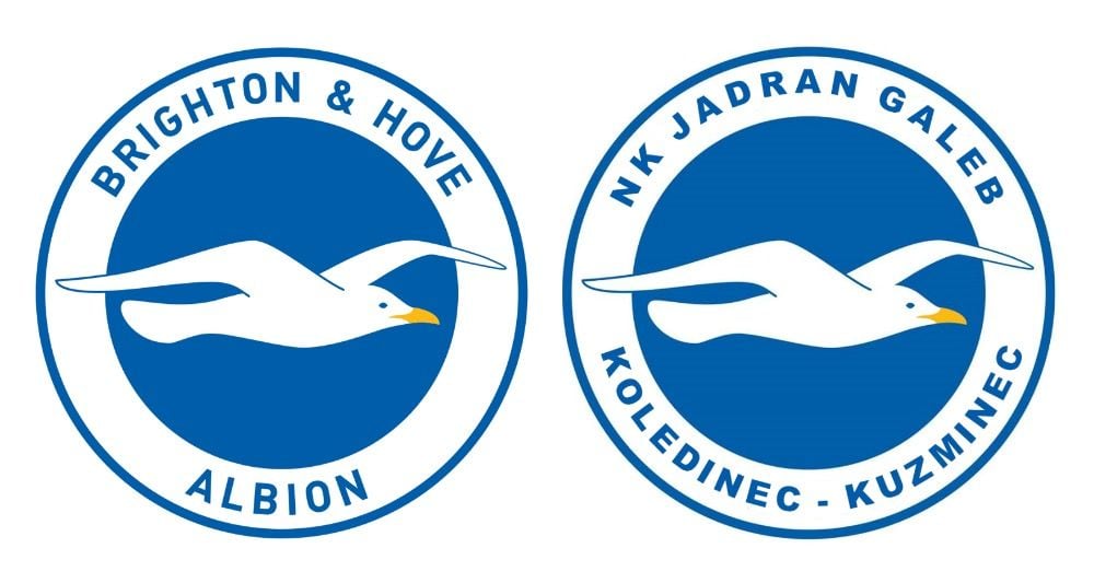 ardisatriawan's tweet photo. Klub sepakbola Inggris Brighton memprotes logo klub sepakbola Kroasia NK Jadran Galeb soal kemiripan logo.

Pas liat logonya, "Astaga." 😂 https://t.co/Xoo1W83Xaf