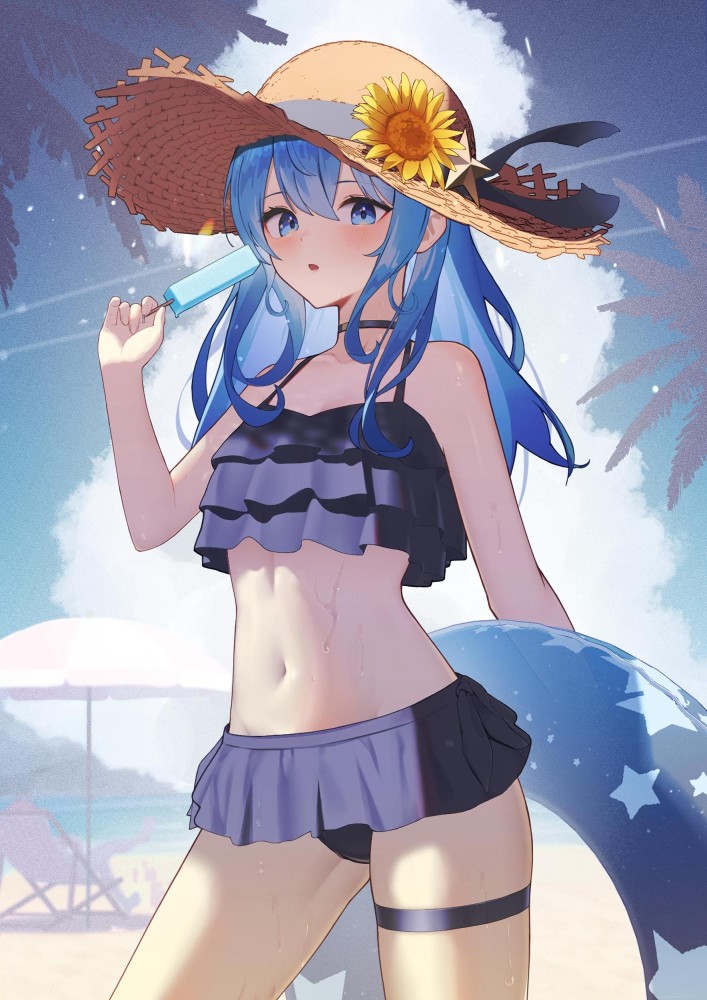 星街すいせい 「皆さんおはようございます。シフト3連勤が本日からスタート。まずは早出運送便管理担」|まるすのイラスト