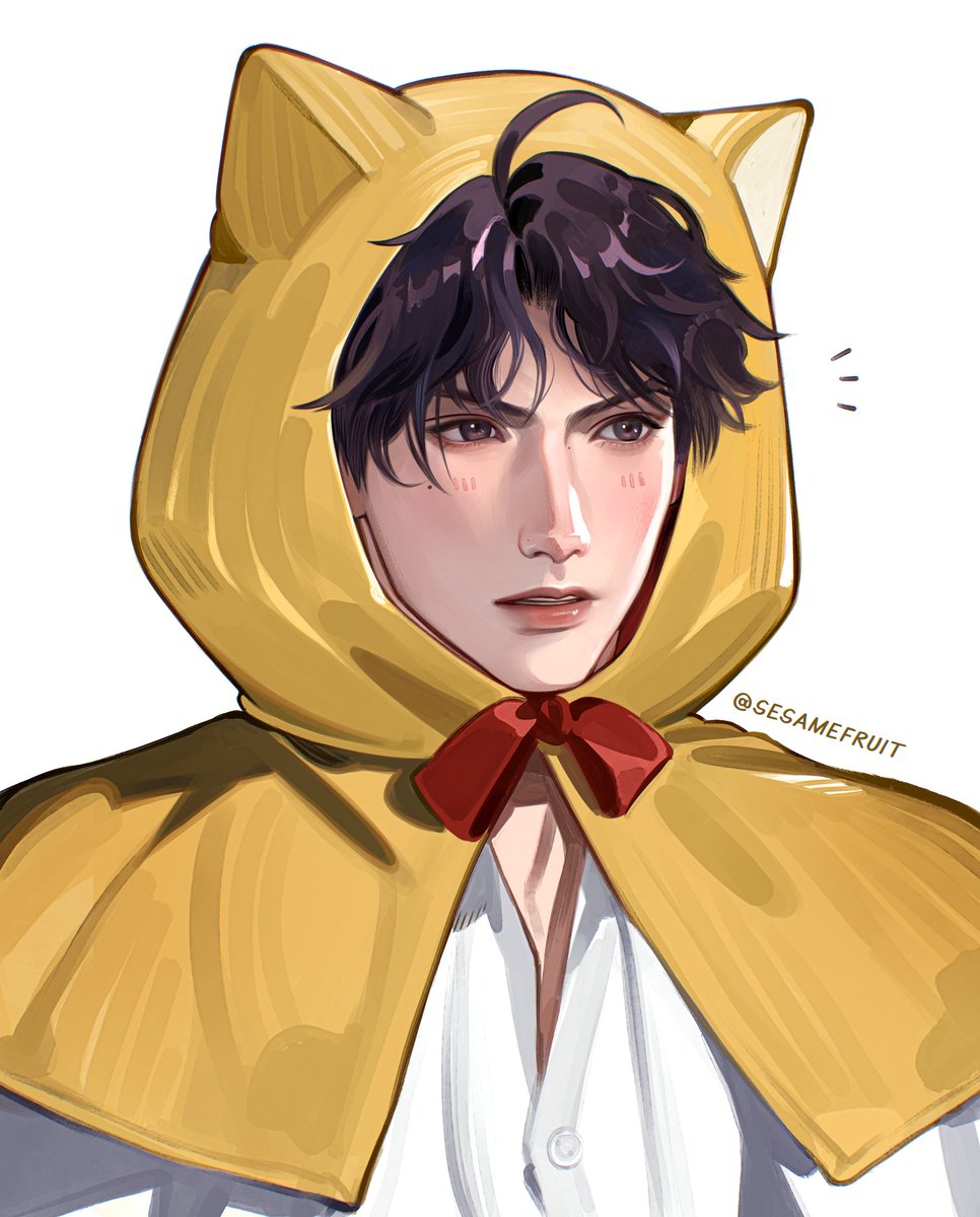 sesamefruit's tweet photo. 🐱Rafayel Momofied 🐱✨️ #InfinityNikki #LoveandDeepspace #fanart #祁煜 #恋与深空 #ホムラ https://t.co/dDLTtCC1Qd