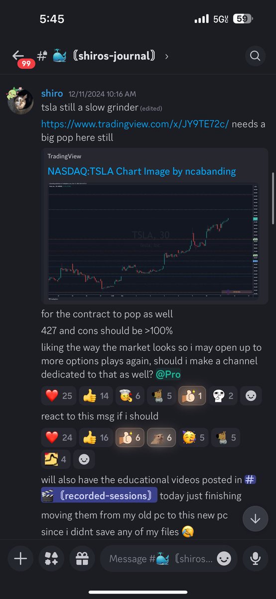 Alongside futures, I’ve started doing options again

Currently up almost 100% on the $TSLA contract 

Excited to be back in the options game

Looks like market wants some explosive trends.