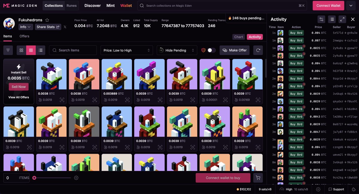 gnarl (@sirgnarlgnomie) on Twitter photo Solid start on Fukuhedrons trading on <a href="/MEonBTC/">Magic Eden on Bitcoin 🟧</a>
Excited to see some new faces added into the Ordinals ecosystem the most🔥
Big ups to <a href="/generatord_/">GeneratOrd</a> & <a href="/sanjfomojis/">Sanj 😶🌫️</a> - was cool to learn <a href="/Nakamigos/">Nakamigos</a> used their creator tooling with ease to get inscribed! Solid start on Fukuhedrons trading on <a href="/MEonBTC/">Magic Eden on Bitcoin 🟧</a>
Excited to see some new faces added into the Ordinals ecosystem the most🔥
Big ups to <a href="/generatord_/">GeneratOrd</a> & <a href="/sanjfomojis/">Sanj 😶🌫️</a> - was cool to learn <a href="/Nakamigos/">Nakamigos</a> used their creator tooling with ease to get inscribed!