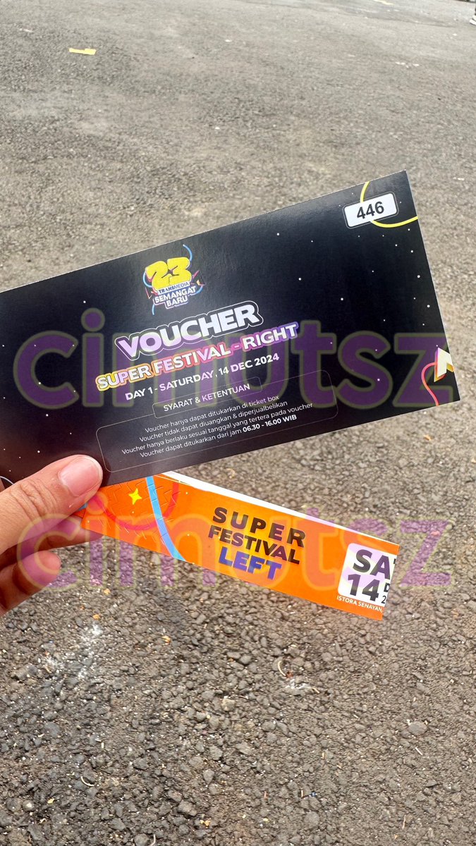 cimutsz's tweet photo. WTT want to trade
Tiket HUT TRANSMEDIA 23 Day 1
Super Festival

Bebas trade right to left atau left to right. Yang penting 1 section

shinee minho key hut trans sufest day1 https://t.co/7bI3BSME8C