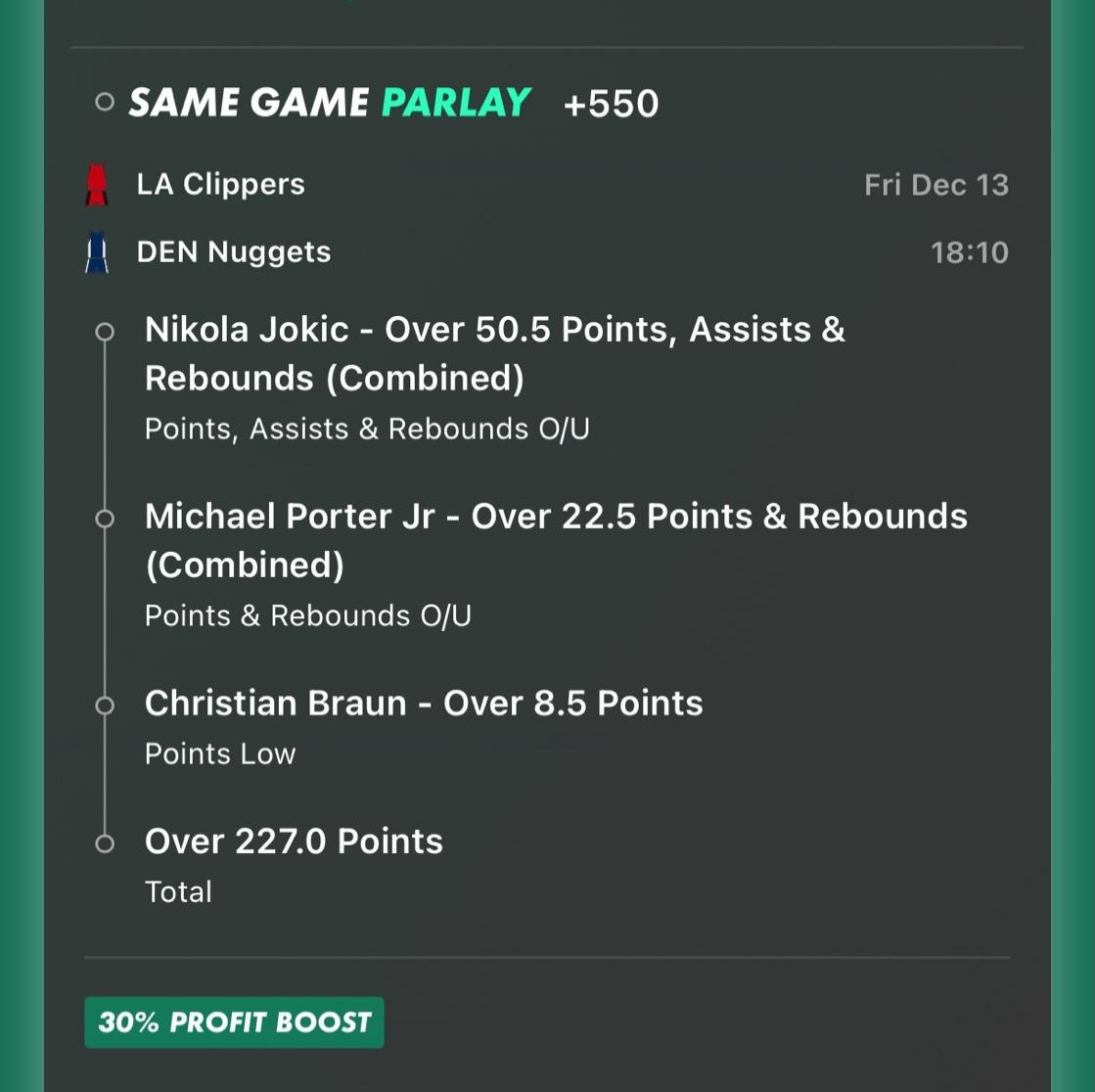 Parlay2tail's tweet image. +550 parlay 
Good luck if you are tailing🍀