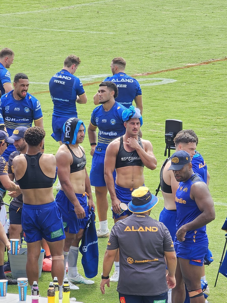 18webby81's tweet photo. Great day at the @TheParraEels members session. Boys looking good. #nrl #lesssgooo #parradise https://t.co/UFsP02vz1G