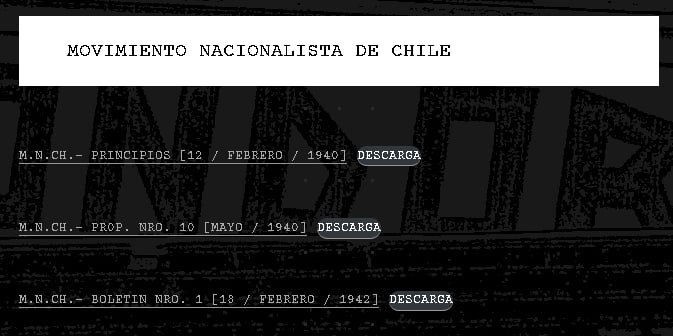 [COMUNICADO: 09-12-2024] Se incorpora un elemento al apartado dedicado al Movimiento Nacionalista de Chile. circulockam.wordpress.com/archivo/