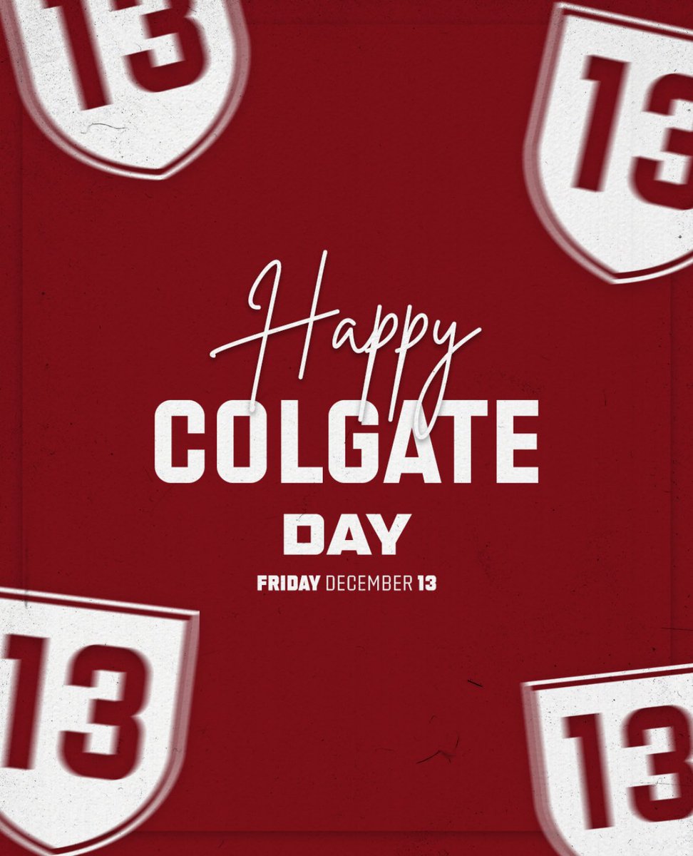 Happy #ColgateDay  
Go ‘Gate!