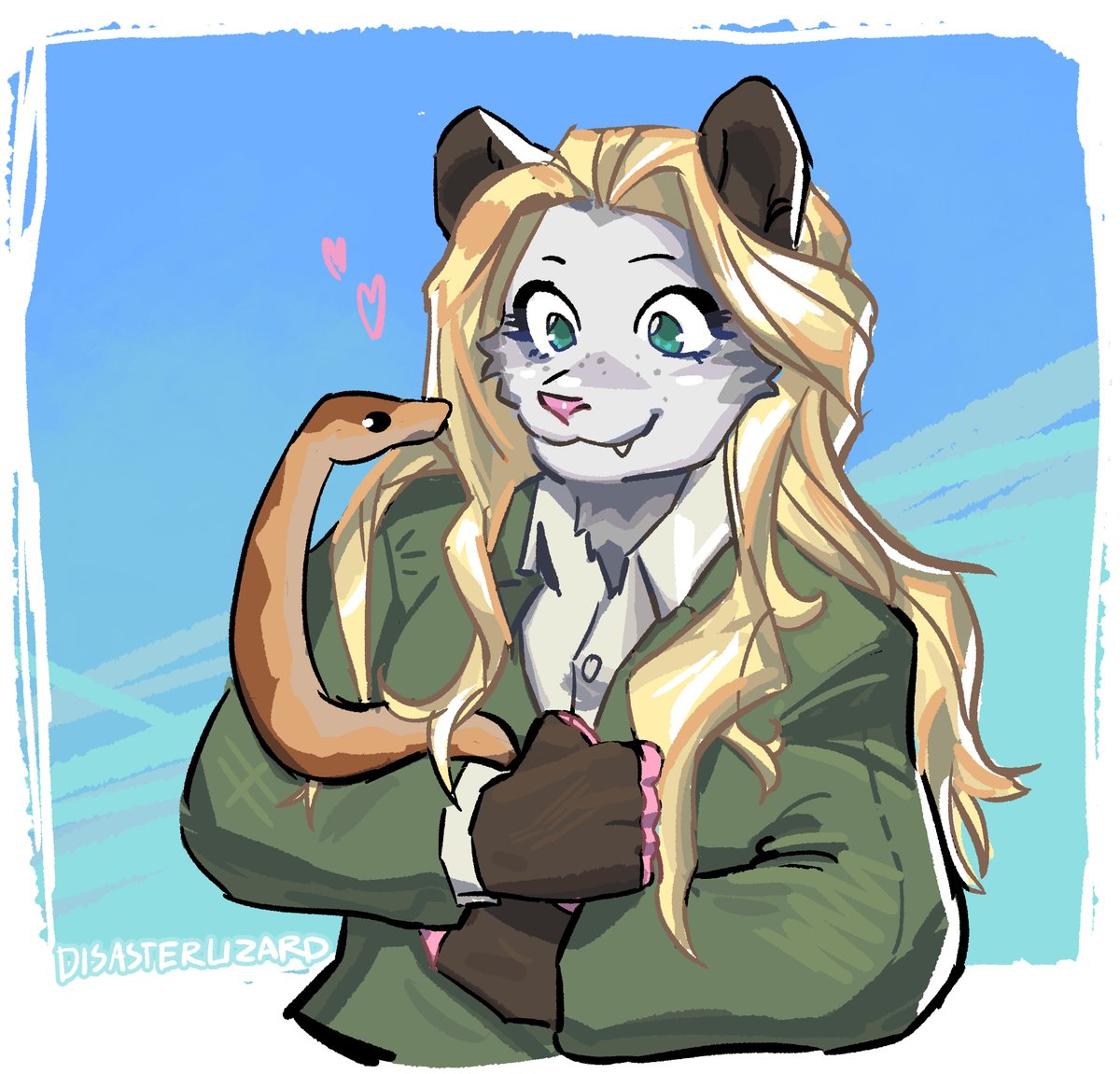 drawing of <a href="/ArenKali76961/">opossumgirl24</a> 's fursona