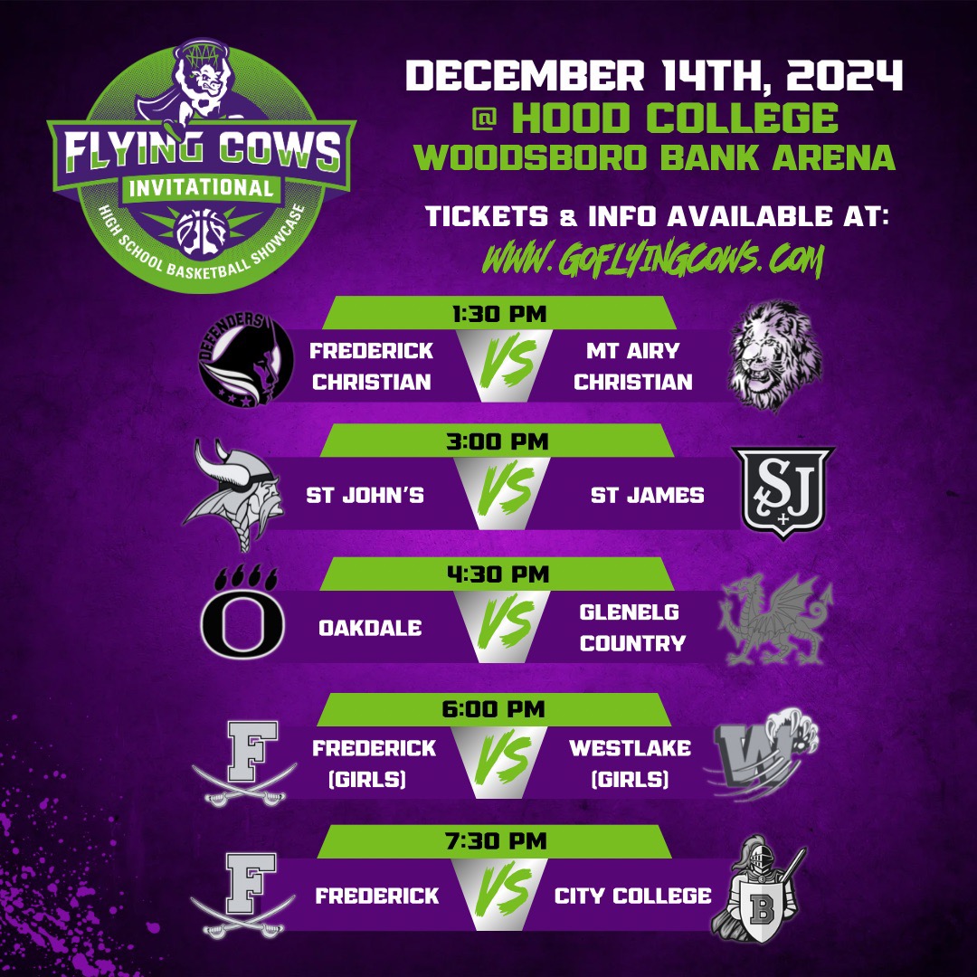 Flying Cows Invitational at Hood College Dec. 14