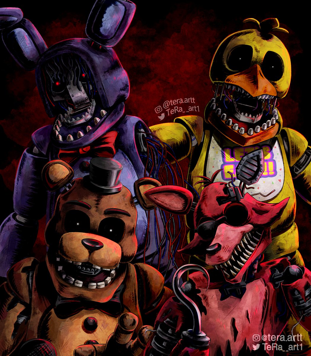 I have a lot of fav artworks, but this one is cool, I love it #FNAF