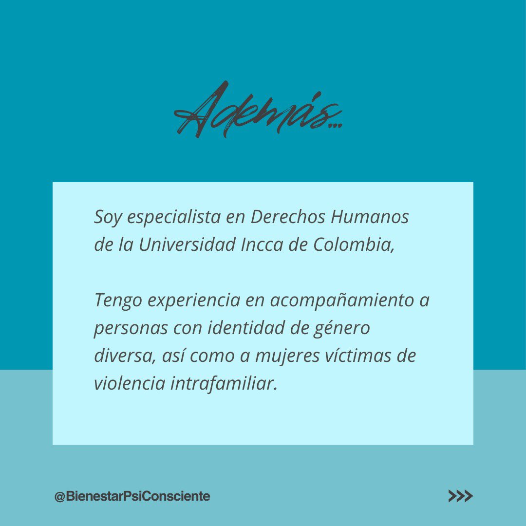 BPsiConsciente's tweet photo. Comparto también un poco sobre mi identidad profesional y mi decisión a hacer un espacio virtual para el bienestar psicológico consciente 🦋 https://t.co/mFU9WSbzS3
