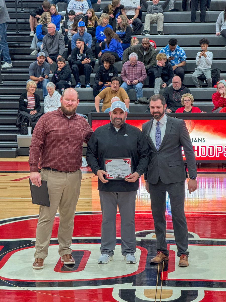 CoachStough's tweet photo. Congratulations to the man, the myth, the legend @CoachLMoore on being inducted into the Fort Osage High School Hall of Fame! Wouldn’t miss it for the world! https://t.co/rF5l3LMDlv
