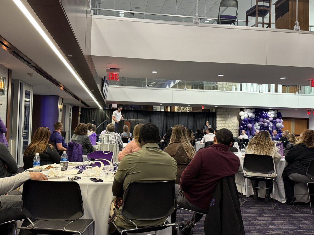 Celebrating the <a href="/kstatesports/">K-State Athletics</a> fall graduates tonight!! #emaw #GoCats #KSU