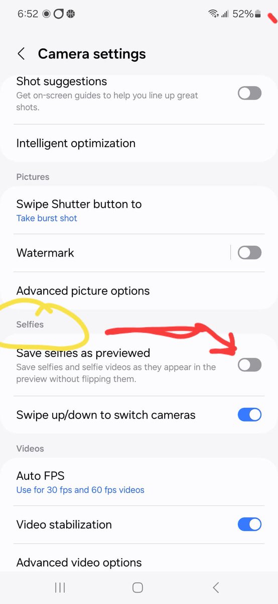 rockosplace's tweet image. The #camera #setting you need to turn off in your dumb #smartphone so when you take a #selfie you and your #team logos aren't #flipped.
#YouAreWelcome