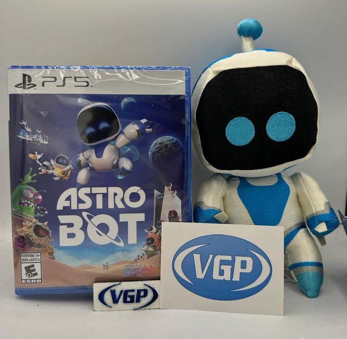 #VGP #FreebieFriday #GOTY2024 #Giveaway Time

Retweet, Like this post and Follow VGP for a chance to win an Astro Bot #PS5 #videogame and plush.

Winner selected on Friday, Dec 20th
#AstroBot #GOTY #Playstation5 #videogames #Giveaways #Sony #GameAwards2024 #GameAwards