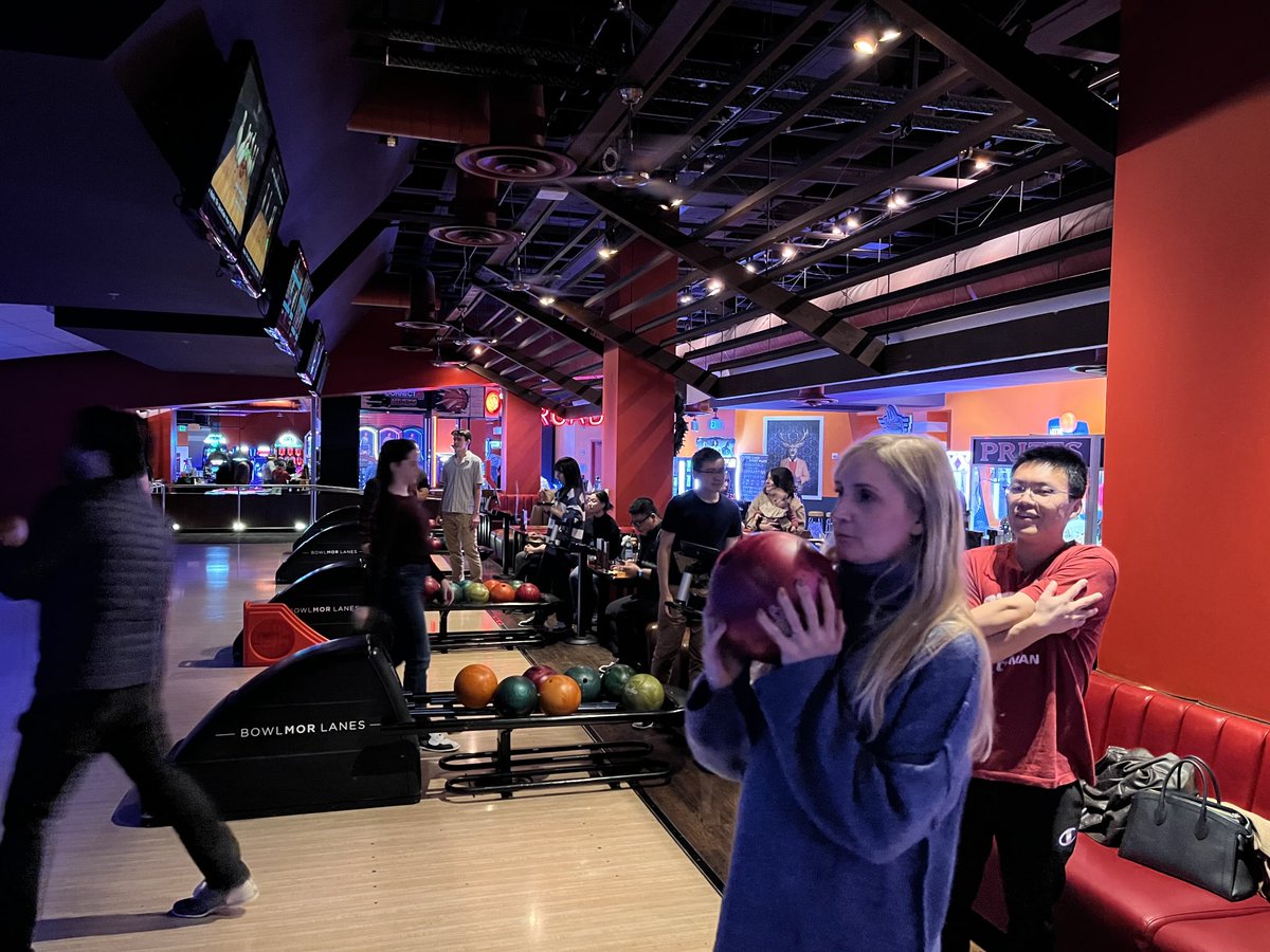Long Lab (@longlabstanford) on Twitter photo Annual joint holiday party w <a href="/nicolemmart/">Nicole M Martinez</a> <a href="/SvenssonLab/">SvenssonLab</a> <a href="/Stanford_ChEMH/">Sarafan ChEM-H</a> 🎉 <a href="/StanfordPath/">Stanford Pathology</a>. This year, <a href="/bowlmorlanes/">Bowlmor Lanes</a>!!! Annual joint holiday party w <a href="/nicolemmart/">Nicole M Martinez</a> <a href="/SvenssonLab/">SvenssonLab</a> <a href="/Stanford_ChEMH/">Sarafan ChEM-H</a> 🎉 <a href="/StanfordPath/">Stanford Pathology</a>. This year, <a href="/bowlmorlanes/">Bowlmor Lanes</a>!!!