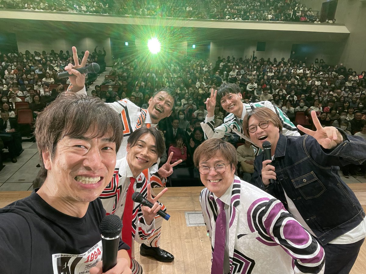 シークレットゲストで純烈の皆さんに来て頂きました！白川扮する偽