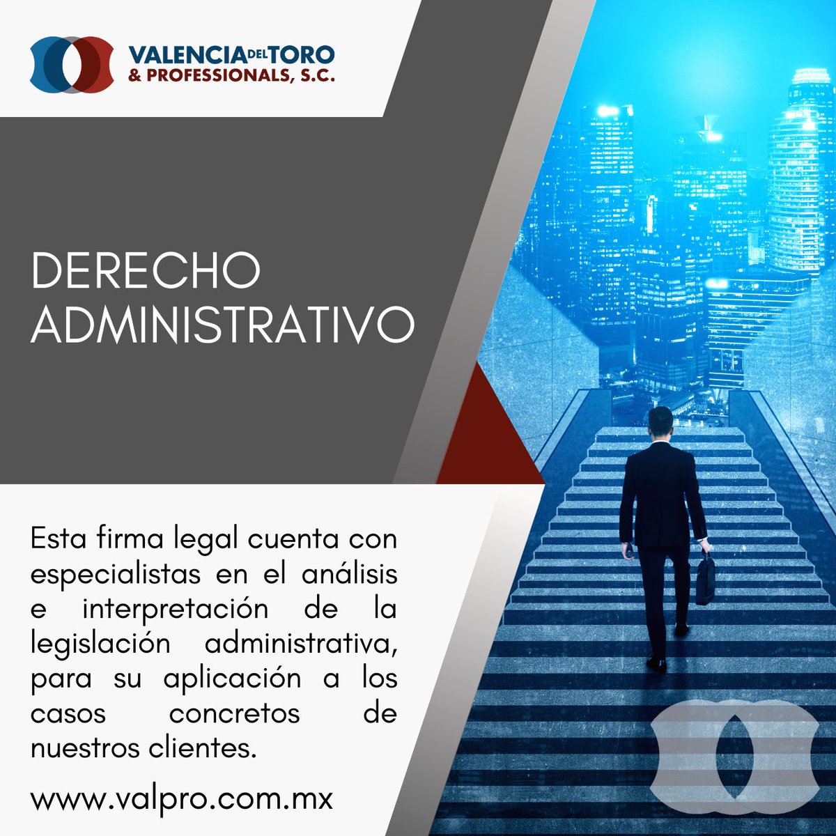 TIPSDEVALENCIA's tweet photo. #VALPRO desarrolla la adecuada gestión de consultas y trámites ante diversas Secretarías de Estado, especialmente ante la Secretaría de Hacienda y Crédito Público.

#AnálisisJurídico #ElConsejoDelAbogado #DerechoAdministrativo #ValProMx #Consultoría #ServiciosLegales #CDMX https://t.co/bxzfSaGkCL