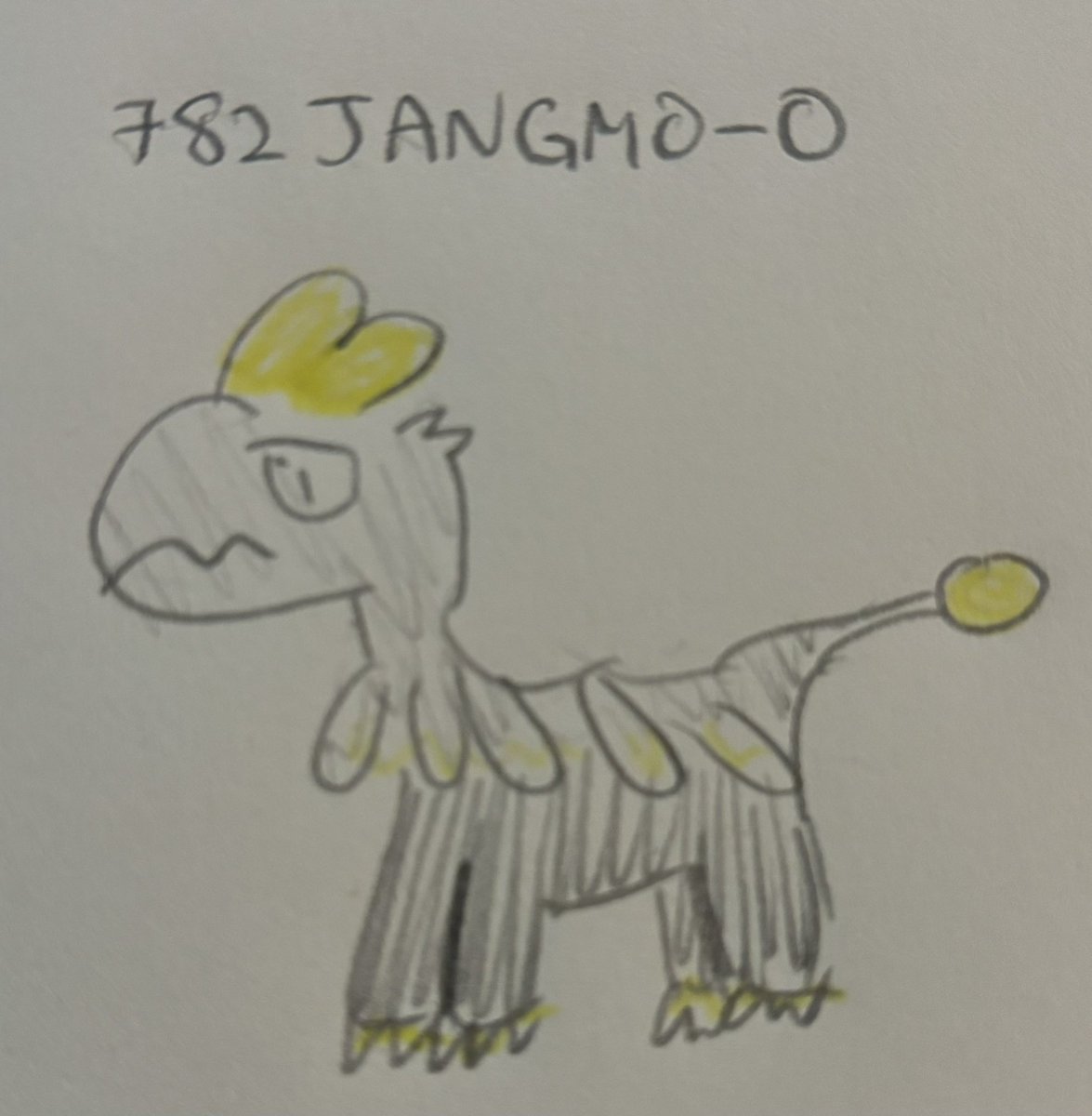 drawpokememory's tweet photo. #782 Jangmo-o

#Jangmo-o #Pokemon https://t.co/UYO1QaE5ar