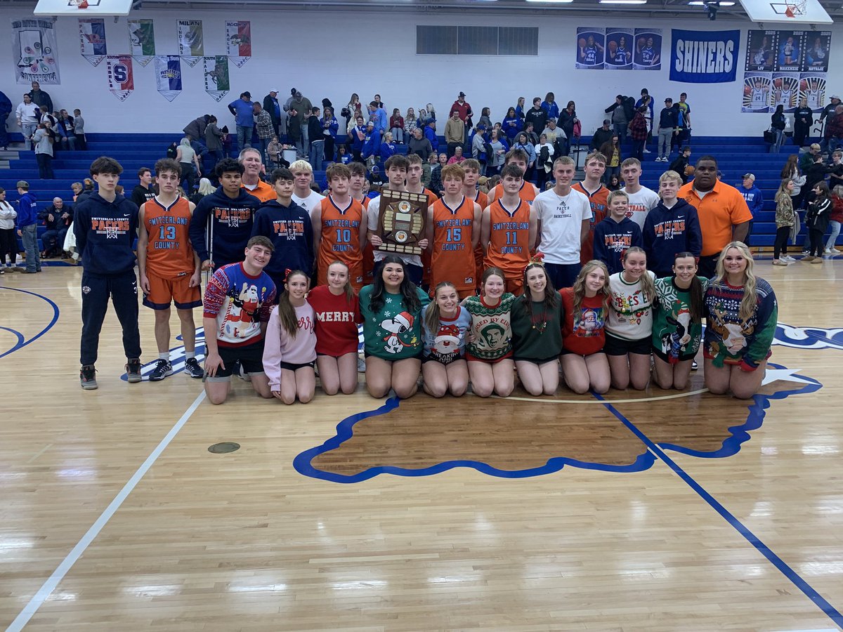 Switzerland County Pacer Athletics (@goswitzcopacers) on Twitter photo RULER OF THE RIVER!!!!!
Final Score: Switzerland County 59 Rising Sun 51 <a href="/JohnRHarrell/">John Harrell</a> <a href="/switzsc/">Switz Co Schools</a> <a href="/jlcheek01/">Jason Cheek</a> <a href="/VevayNewspapers/">VevayNewspapers</a> <a href="/812now/">The 812</a> <a href="/orvcsports/">ORVC</a> <a href="/CampbellSports/">David Campbell</a> <a href="/Wikicountry/">95.3 WIKI</a> <a href="/eagle993/">Eagle Country 99.3</a> RULER OF THE RIVER!!!!!
Final Score: Switzerland County 59 Rising Sun 51 <a href="/JohnRHarrell/">John Harrell</a> <a href="/switzsc/">Switz Co Schools</a> <a href="/jlcheek01/">Jason Cheek</a> <a href="/VevayNewspapers/">VevayNewspapers</a> <a href="/812now/">The 812</a> <a href="/orvcsports/">ORVC</a> <a href="/CampbellSports/">David Campbell</a> <a href="/Wikicountry/">95.3 WIKI</a> <a href="/eagle993/">Eagle Country 99.3</a>