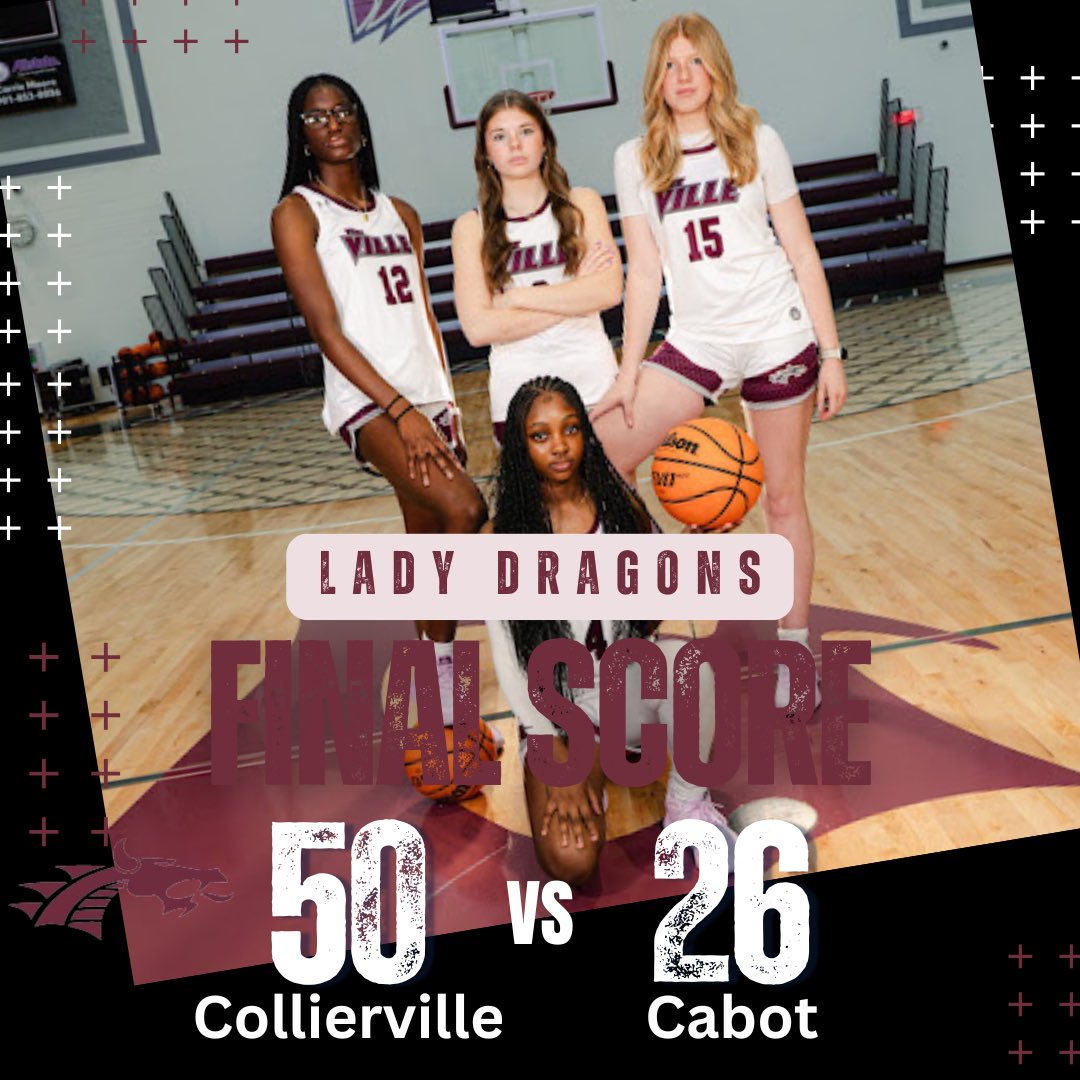 Collierville Lady Dragons (@goladydragons) on Twitter photo Varsity Ladies get the Win against the host at the Cabot Christmas Classic day 2. <a href="/shikuku_hilary/">Hilary.Shikuku</a> lead all scorers with 30 points.
Back in action tomorrow for day 3. <a href="/GoDragonsGo_/">TheVille Athletics</a> Varsity Ladies get the Win against the host at the Cabot Christmas Classic day 2. <a href="/shikuku_hilary/">Hilary.Shikuku</a> lead all scorers with 30 points.
Back in action tomorrow for day 3. <a href="/GoDragonsGo_/">TheVille Athletics</a>