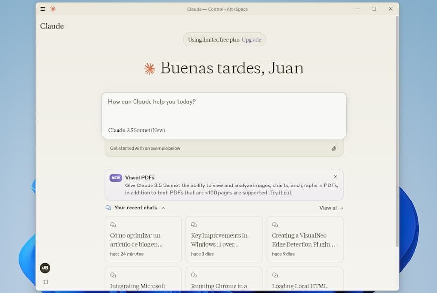 softapps's tweet image. ¡Claude AI llega a tu #escritorio! 💻✨ 

Con Claude for Desktop, accede a todas las funciones de esta #IA sin tener que abrir el navegador. 

¡La productividad está a un clic!

➡️ buff.ly/40WqHfj
