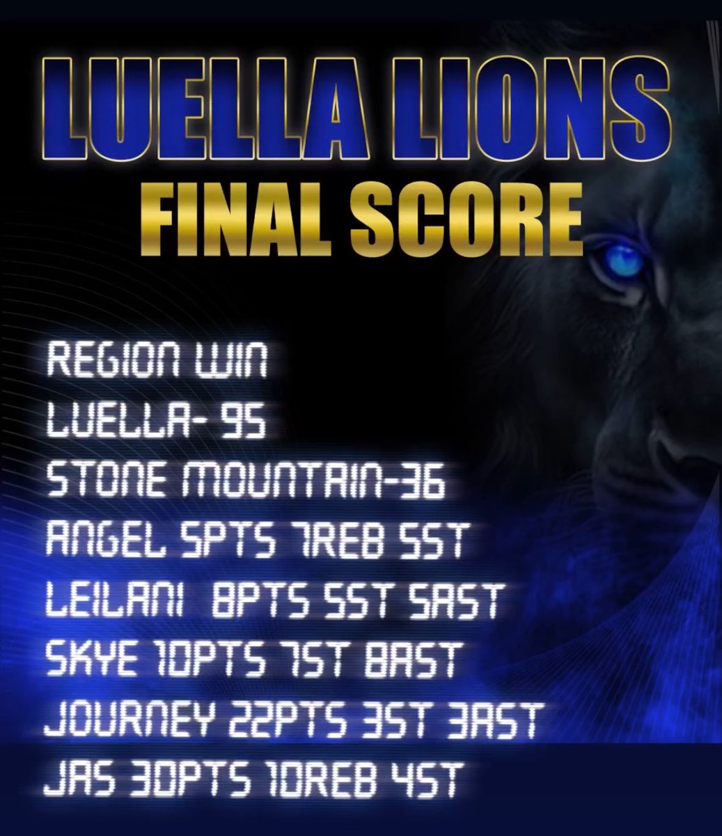 Coach Brown (@coach_lbrown) on Twitter photo The Girls took care of home court tonight …
<a href="/MichelleAhmad9/">Luella High School Athletics</a> <a href="/KyleSandy355/">Kyle Sandy</a>
<a href="/CoachKBarlow/">Keydrick Barlow</a> <a href="/InsiderExposure/">InsiderExposure</a> <a href="/SheGotGame7/">She Got Game Classic</a> <a href="/AthleticsHenry/">Henry County Schools Athletics</a> <a href="/CoachMikalUwood/">Mikal Underwood, Ed. D.</a>
🏁💙🏁#marathon #legendary The Girls took care of home court tonight …
<a href="/MichelleAhmad9/">Luella High School Athletics</a> <a href="/KyleSandy355/">Kyle Sandy</a>
<a href="/CoachKBarlow/">Keydrick Barlow</a> <a href="/InsiderExposure/">InsiderExposure</a> <a href="/SheGotGame7/">She Got Game Classic</a> <a href="/AthleticsHenry/">Henry County Schools Athletics</a> <a href="/CoachMikalUwood/">Mikal Underwood, Ed. D.</a>
🏁💙🏁#marathon #legendary