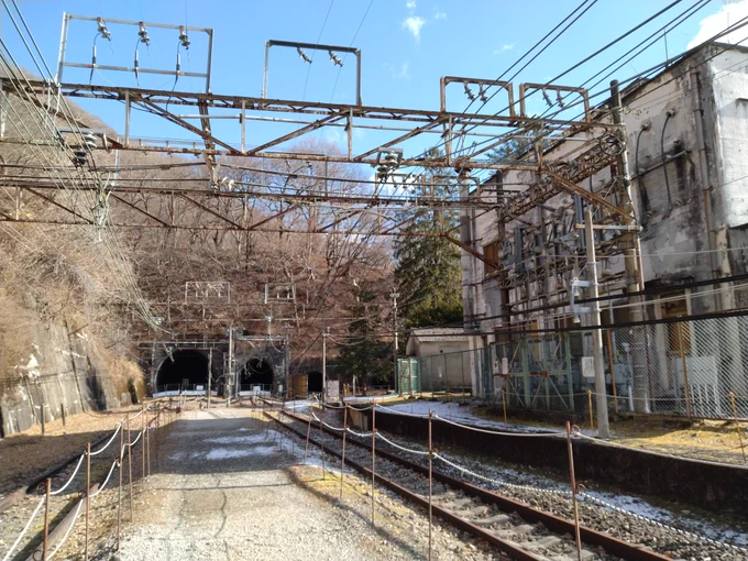熊の平駅跡に来た。 