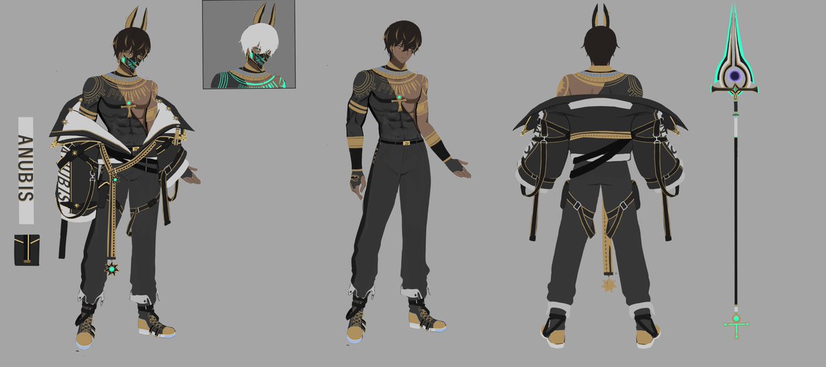 Bone_Bone69's tweet photo. 아누비스 컨셉으로 그려봤습니다.
#Anubis #characterdesign #오리저널 #
#ConceptArt https://t.co/JokDfir27M