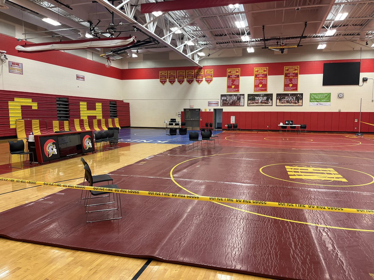 NchWrestling's tweet photo. ‘Twas the night before the 13th annual EHow memorial invitational! Hosting 18 teams see you in the morning! #NCHWrestling #EHow https://t.co/4O7O6ZQ28k