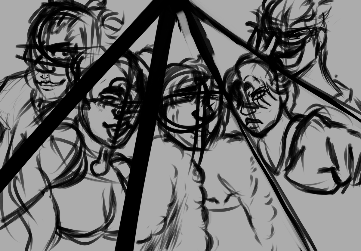 _Spider21's tweet photo. A WIP in celebration for Coryโs return and his new manga :D #coryxkenshin #Coryxkenshinreturn #CORYISBACK #MonstersWeMake #WIP https://t.co/675jxaObLU