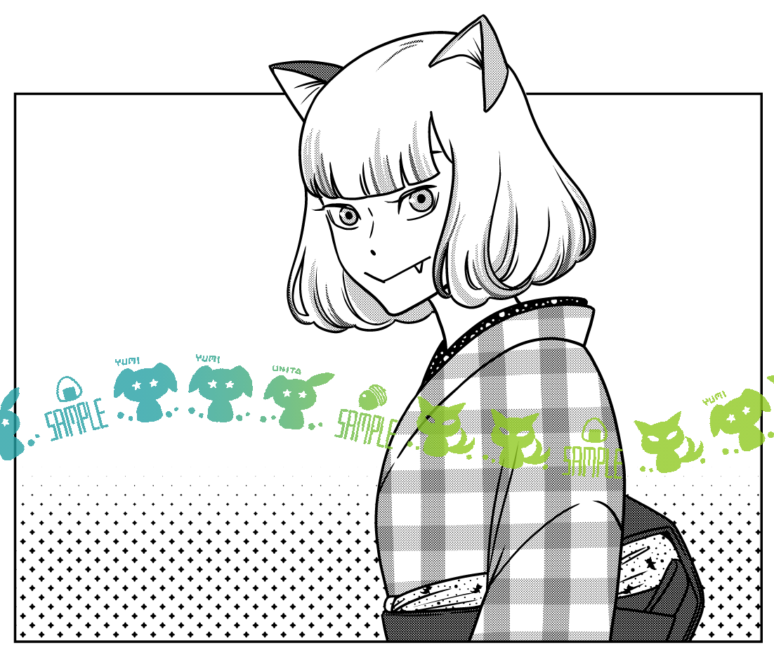 まんがライフオリジナル1月号に「ねこまた印の染物屋さん」8ページ掲載されています。
今月号は恒例のかきおろし年賀状のプレゼントもありますので、ぜひお手にとってみてください。
年賀状と扉ページの着物は同じ反物の雰囲気で描きました。