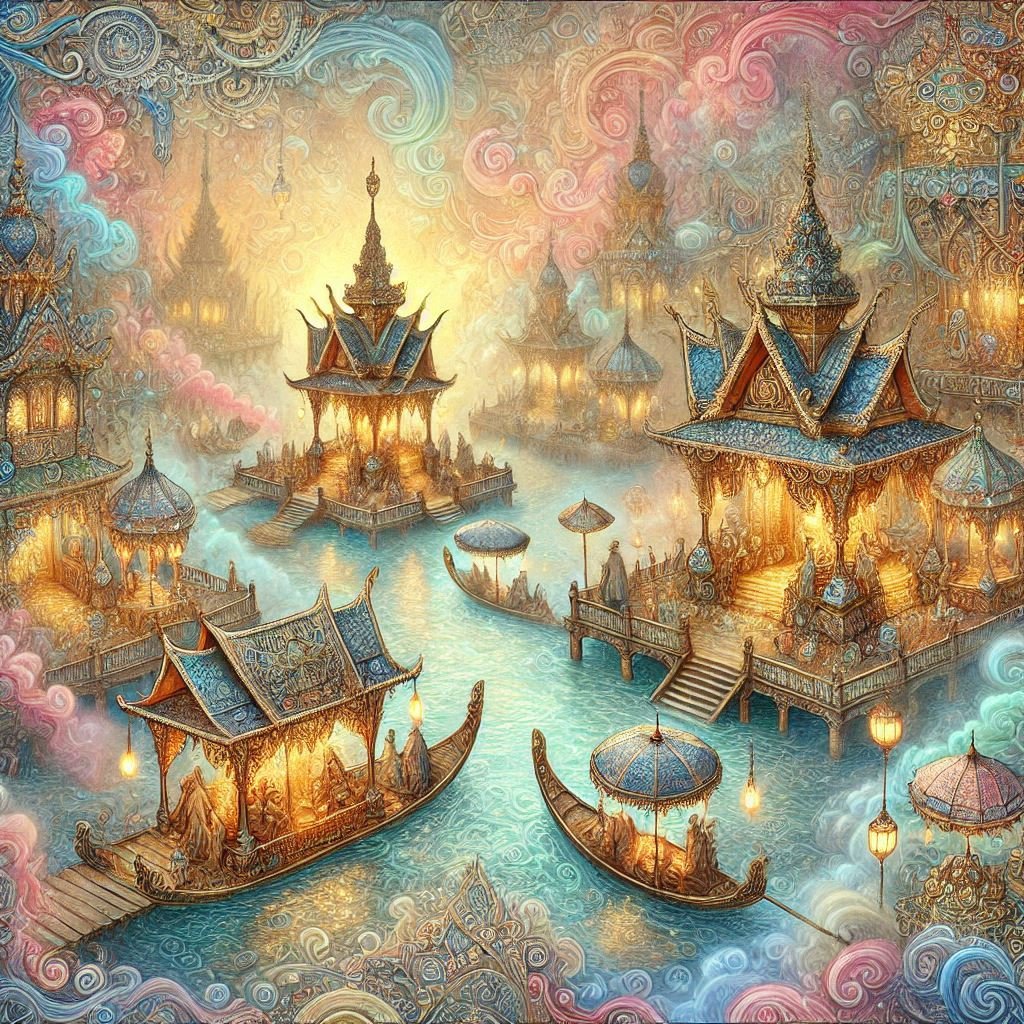 cel67540628's tweet photo. River Bazaar #aiart #aiartwork #ArtisticAI #aiartcommunity #aiartworks #ai #art #generativeart https://t.co/b3vrdVNQI1