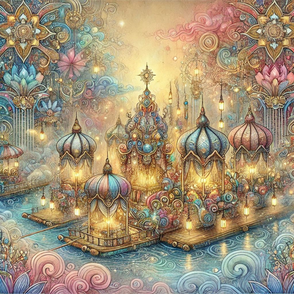 cel67540628's tweet photo. River Bazaar #aiart #aiartwork #ArtisticAI #aiartcommunity #aiartworks #ai #art #generativeart https://t.co/b3vrdVNQI1