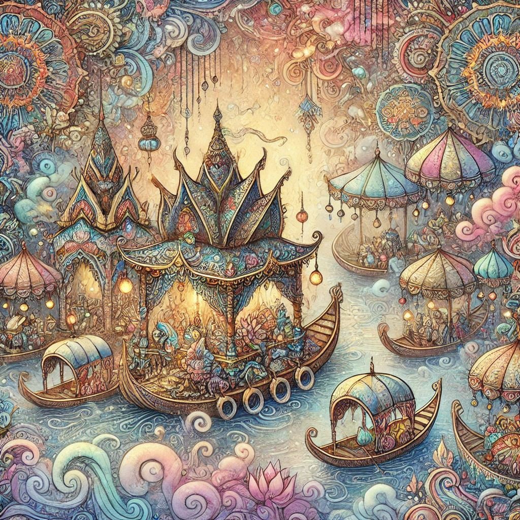 cel67540628's tweet photo. River Bazaar #aiart #aiartwork #ArtisticAI #aiartcommunity #aiartworks #ai #art #generativeart https://t.co/b3vrdVNQI1