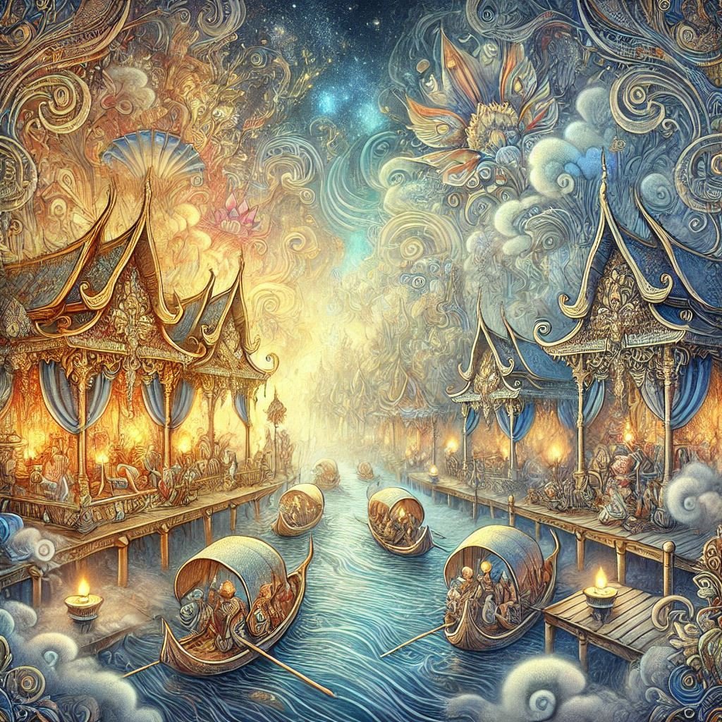 cel67540628's tweet photo. River Bazaar #aiart #aiartwork #ArtisticAI #aiartcommunity #aiartworks #ai #art #generativeart https://t.co/b3vrdVNQI1