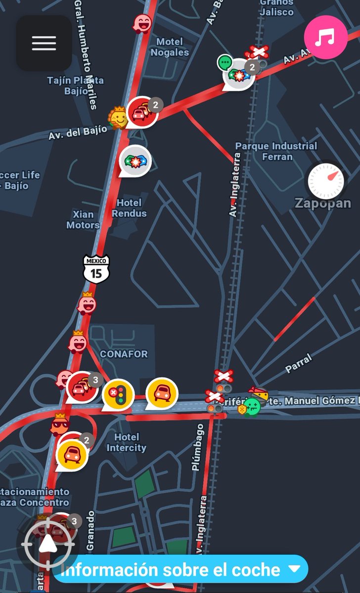 Valtierra (@juanquivg) on Twitter photo Increíble que todas las vías de acceso para cruzar a Av. Aviación o posterior estén así de saturadas y no existan alternativas.
<a href="/Trafico_ZMG/">TráficoZMGuadalajara</a>
<a href="/JuanJoseFrangie/">Juan José Frangie</a>
<a href="/PabloLemusN/">Pablo Lemus Navarro</a>
<a href="/gusesquer/">Gustavo</a>
<a href="/TransporteJal/">Secretaría de Transporte Jalisco</a> Increíble que todas las vías de acceso para cruzar a Av. Aviación o posterior estén así de saturadas y no existan alternativas.
<a href="/Trafico_ZMG/">TráficoZMGuadalajara</a>
<a href="/JuanJoseFrangie/">Juan José Frangie</a>
<a href="/PabloLemusN/">Pablo Lemus Navarro</a>
<a href="/gusesquer/">Gustavo</a>
<a href="/TransporteJal/">Secretaría de Transporte Jalisco</a>
