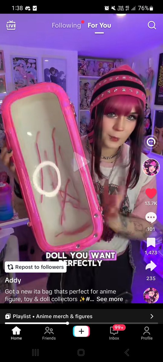 NotTheWritr's tweet photo. A youtuber called Moonlight Jewel (not pictured this is just the best image of the item) made an ita bag that doubles as a doll carrying bag &amp; I can't stop thinking about putting an Izzy doll in it. 
Idk if they're even still available but my adhd brain thinks I can make one lol https://t.co/uUT75brVLr