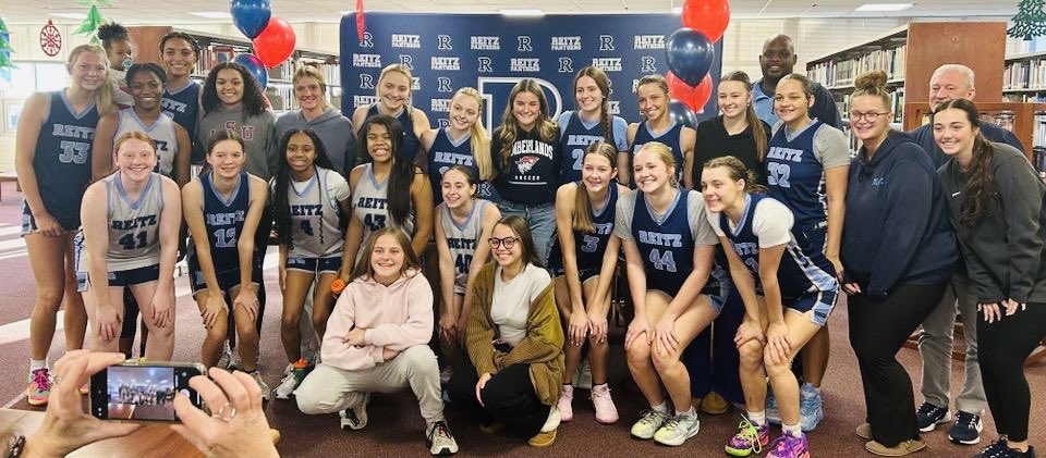 F.J. Reitz Girls Basketball (@reitzgirlsbball) on Twitter photo R ladies showed up to support R senior, <a href="/ChloeLandry06/">Chloe Landry</a> , as she signed to play collegiate soccer!! We are so proud of you! R ladies showed up to support R senior, <a href="/ChloeLandry06/">Chloe Landry</a> , as she signed to play collegiate soccer!! We are so proud of you!
