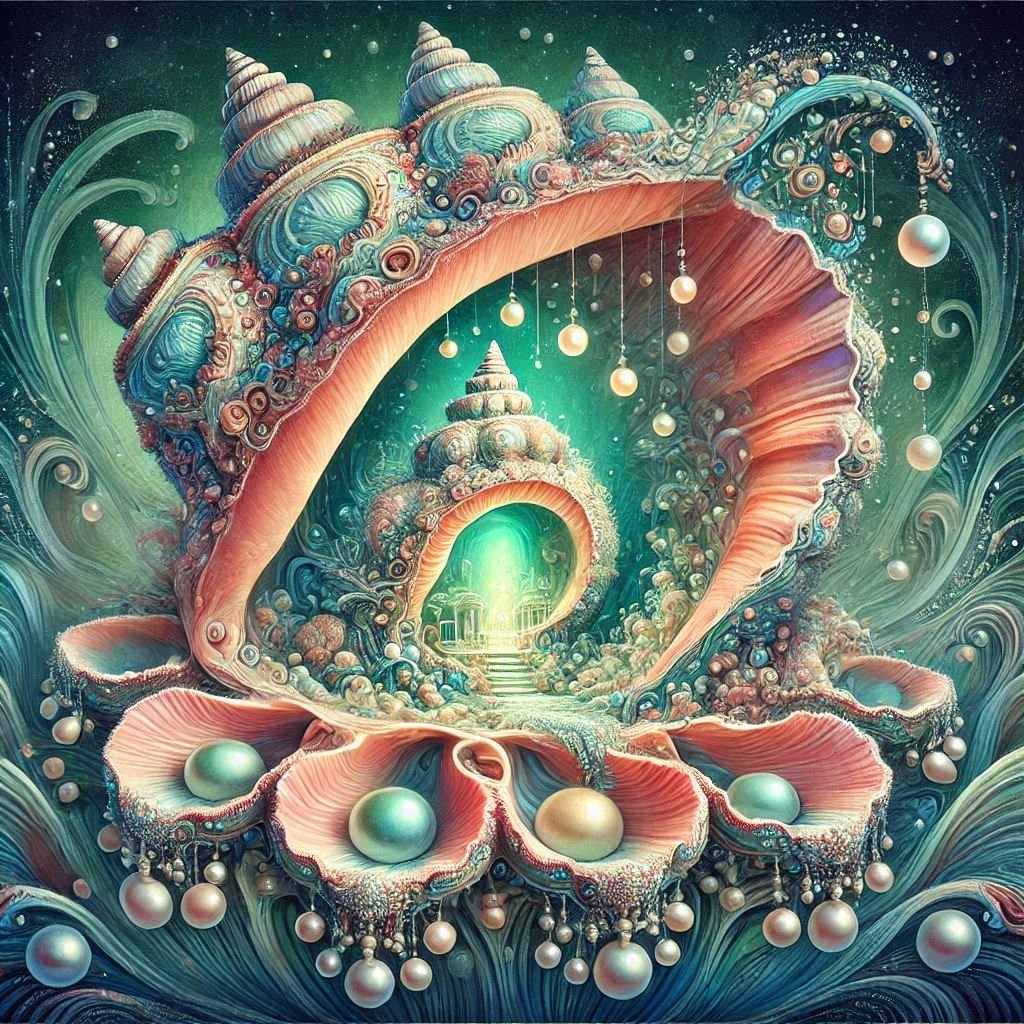 cel67540628's tweet photo. Shell of Wonder #aiart #aiartwork #ArtisticAI #aiartcommunity #aiartworks #ai #art #generativeart https://t.co/FOjBttIxYH