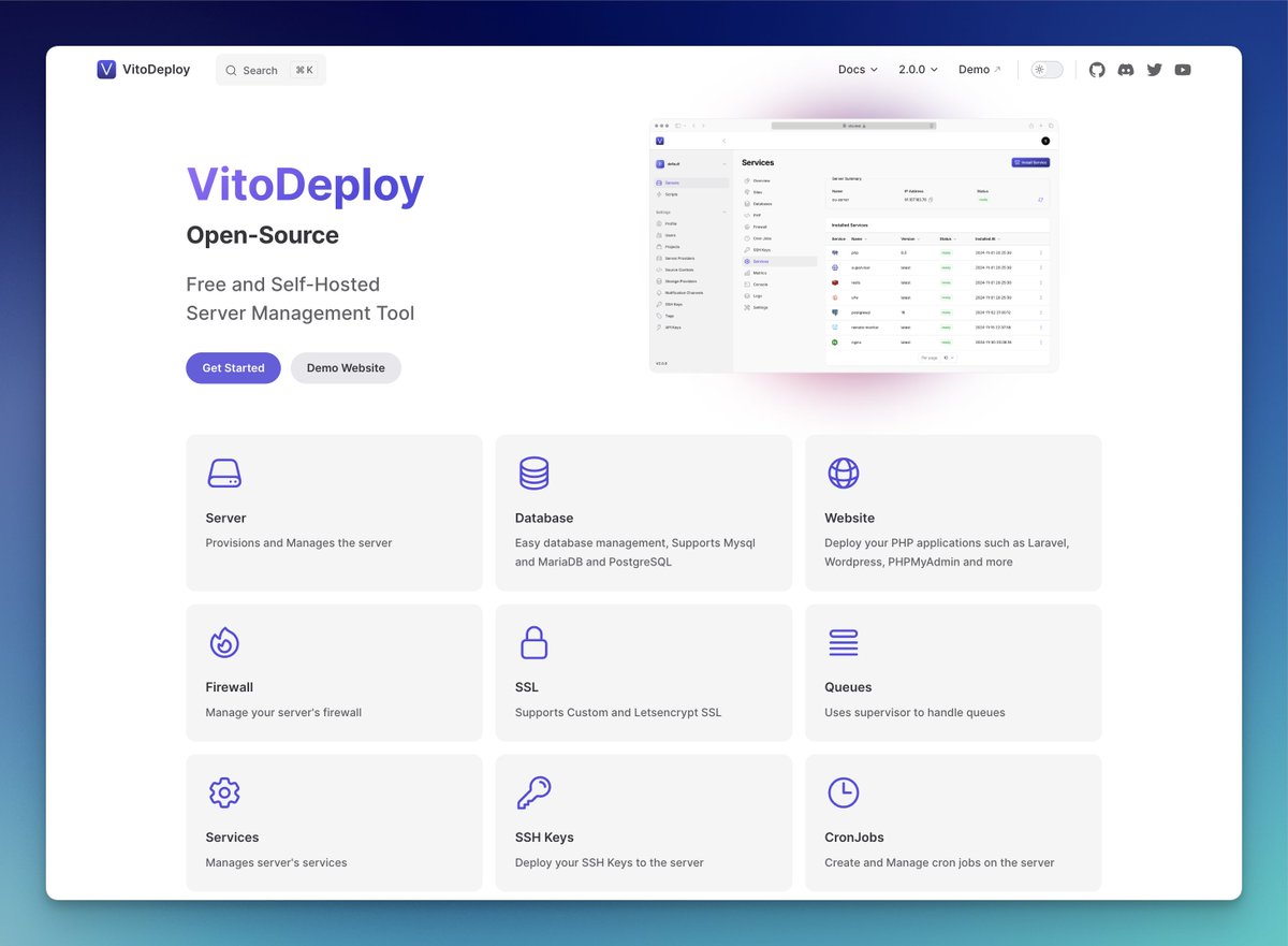Alright fellows, Let's not wait until the morning 🤪
VitoDeploy v2 is here! 🚀🎉